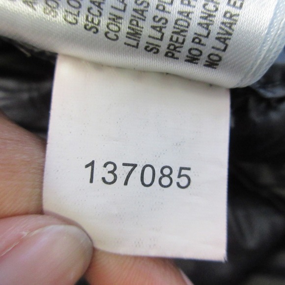 Michael Kors Packable Down Fill Puffer Hooded Jacket Women M Black Winter 354 - Picture 6 of 10